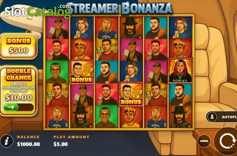Écran2. Streamer Bonanza Machine à sous