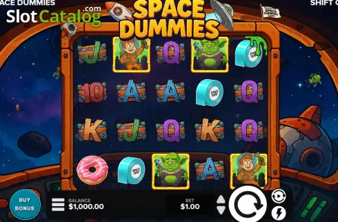 Bildschirm2. Space Dummies slot