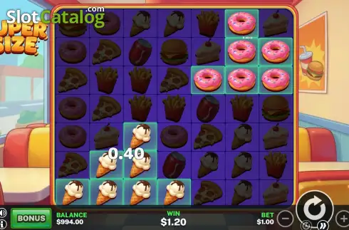 Pantalla3. Supersize Tragamonedas 