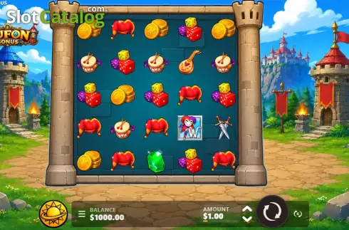 Bildschirm2. Bufon Bonus slot