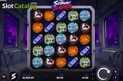 Skärmdump2. Subway Slasher slot