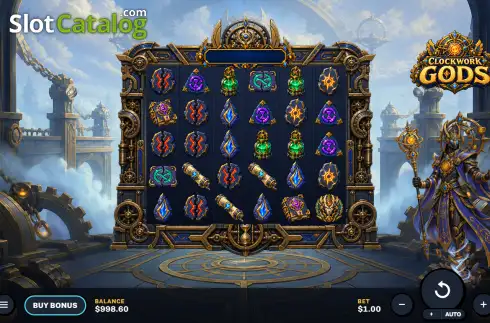 Skärmdump2. Clockwork Gods slot
