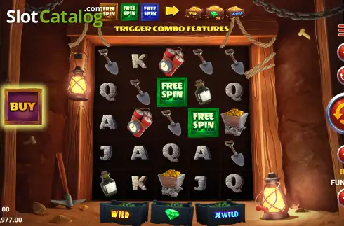 Écran2. Miners Combo Machine à sous