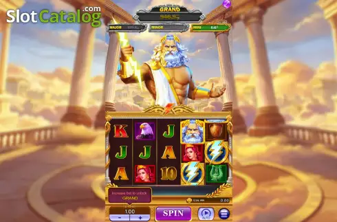 Écran2. Zeus Power Machine à sous