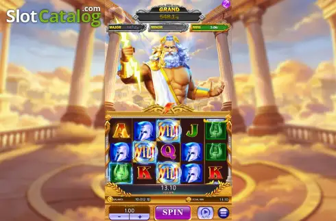 Écran3. Zeus Power Machine à sous