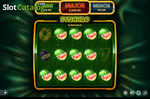 Ecran3. Synchro slot