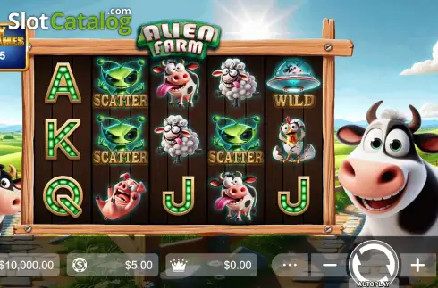 Skärmdump2. Alien Farm slot