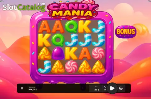 Ekran2. Candy Mania (Zeroedge Studios) yuvası