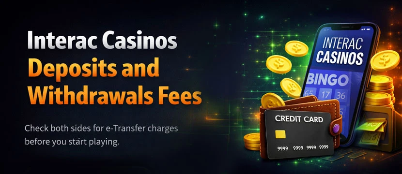 Interac Casinos Deposits and Withdrawals Fees Interac Casinos Deposits and Withdrawals Fees