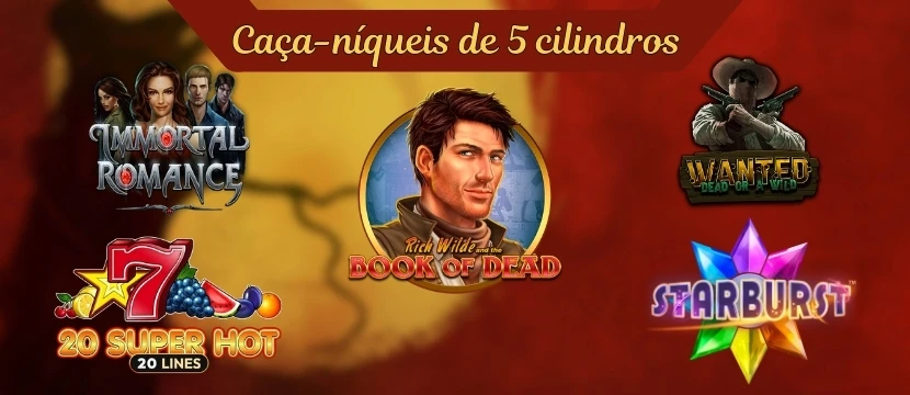 Caça-níqueis de 5 cilindros