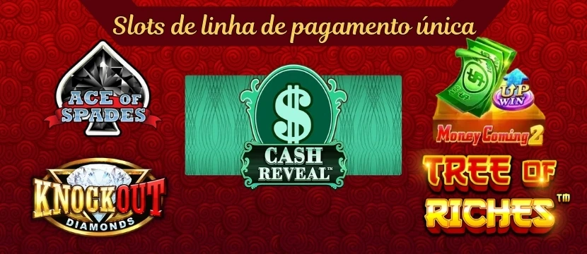 Slots de linha de pagamento única