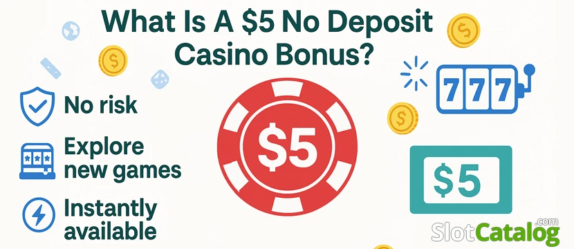 What Is A $5 No Deposit Casino Bonus? What Is A $5 No Deposit Casino Bonus?