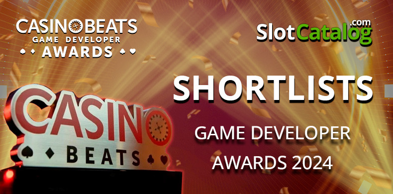 Shortlists. SlotCatalog CasinoBeats Game Developer Awards 2024