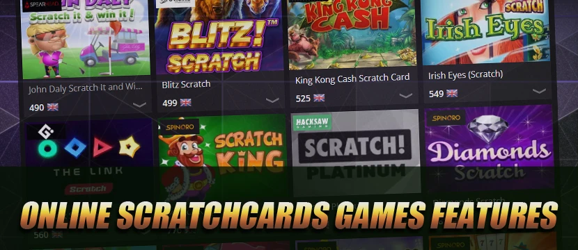 Online Scratchcards Games Features