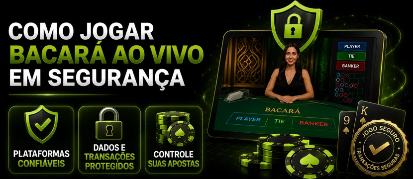 Como jogar jogos de bacará online ao vivo com segurança