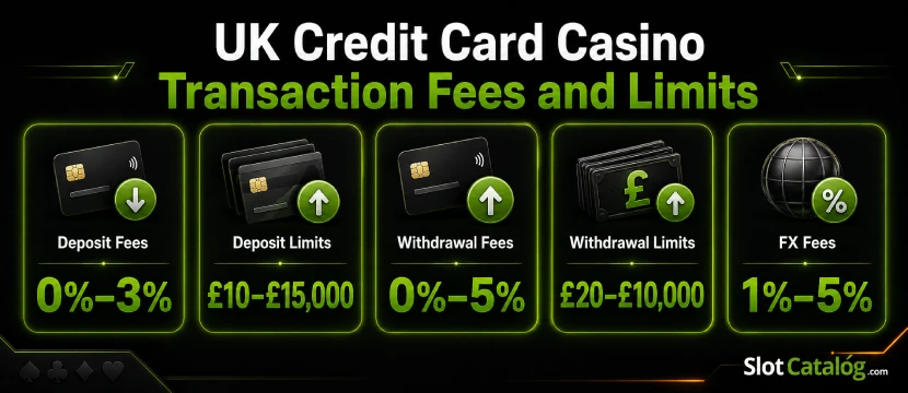 fees Best Credit Card Casinos in the UK