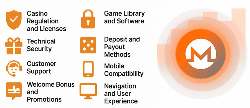 How We Rate Casinos that Accept Monero How We Rate Casinos that Accept Monero
