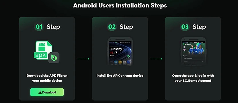How to Install a BC.Game Mobile App on Android