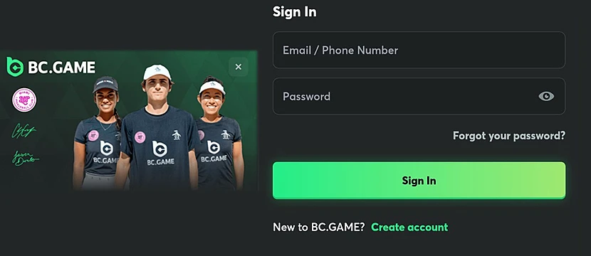 How to Log In to BC.Game App From the Mobile Application