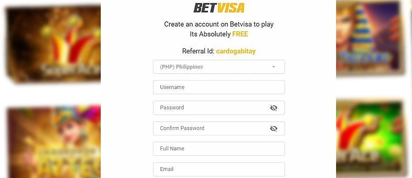 Registration in the Betvisa Application