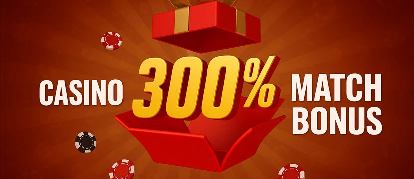 What Is A 300% Casino Match Bonus? What Is A 300% Casino Match Bonus?