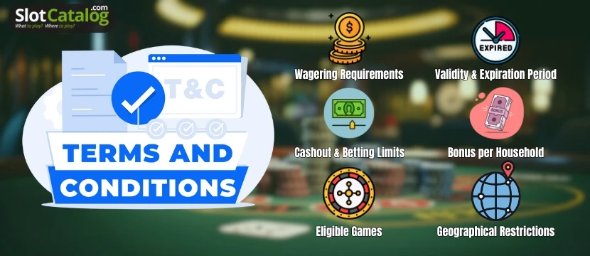 Screenshot of Extreme Casino bonus terms and conditions