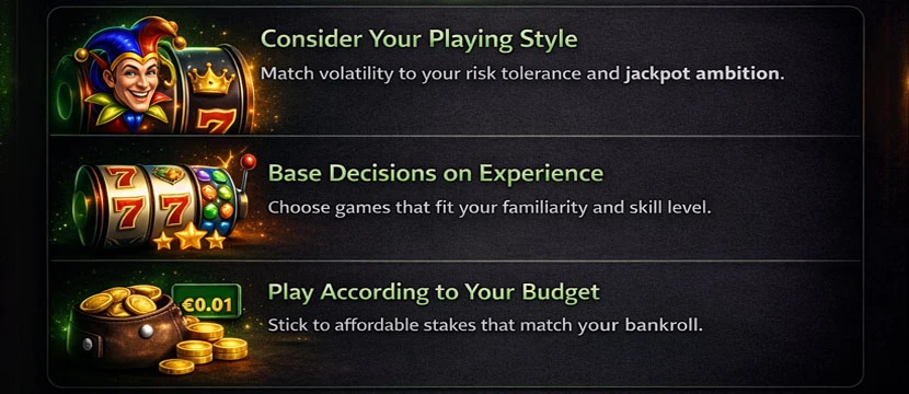 How Do You Pick the Right Slot Machine?
