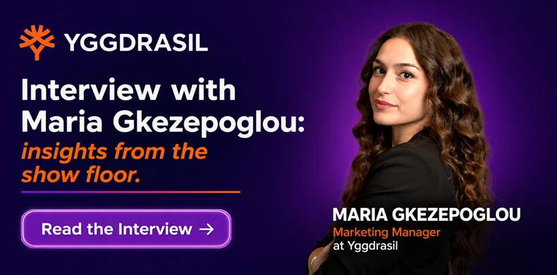 Maria Gkezepoglou (Yggdrasil) Blitz Interview at ICE Barcelona 2026