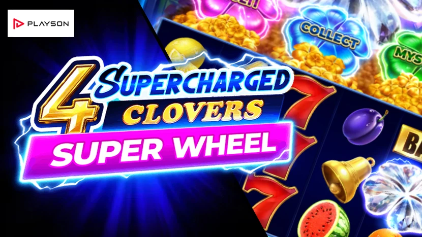 4 Supercharged Clovers: Super Wheel slot