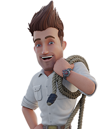 Jungle Jim - the main character from the slot
